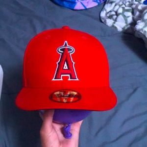 los angeles angels new era red hat
